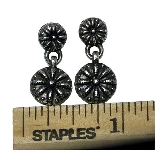 3 Brighton Dangle Earrings Callie Ophelia Heart Bohemian Silver Plated Gold Tone - Picture 5 of 9